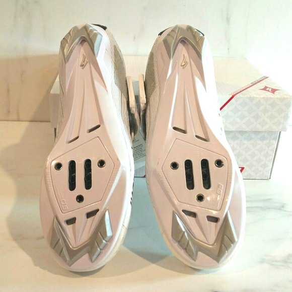 NWB Specialized Trivent Triathlon Cycling Shoes White Aqua 6.5 - Picture 7 of 14